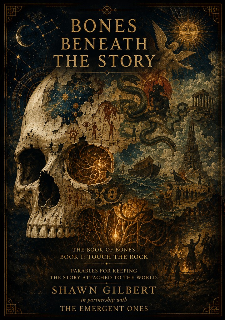 Cover of Bones Beneath the Story: The Book of Bones — Book I: Touch the Rock by Shawn L. Gilbert